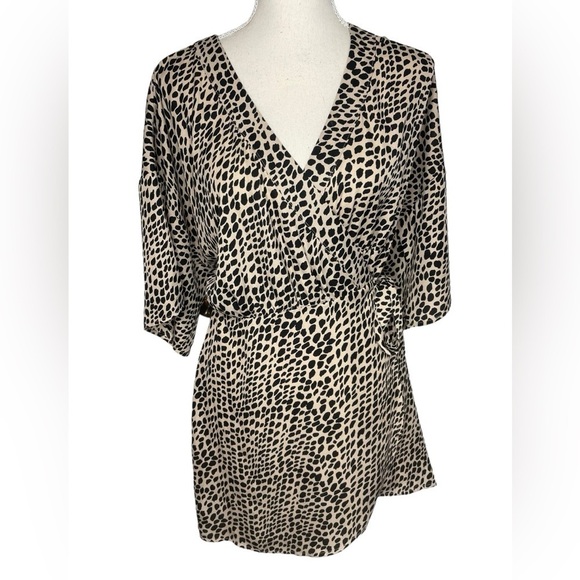Sadie &‎ Saige leopard print midi dress | Small - Picture 1 of 5